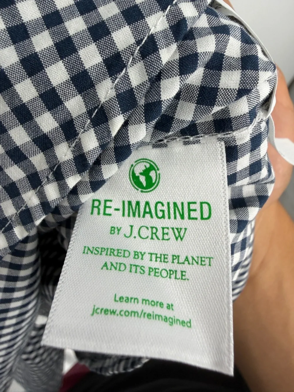 J.Crew Men's Secret Wash Cotton Poplin Shirt Sz L BJ745 slim‎ 100’s 2 ply yarns